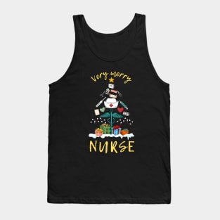 Very Merry Nurse Tank Top